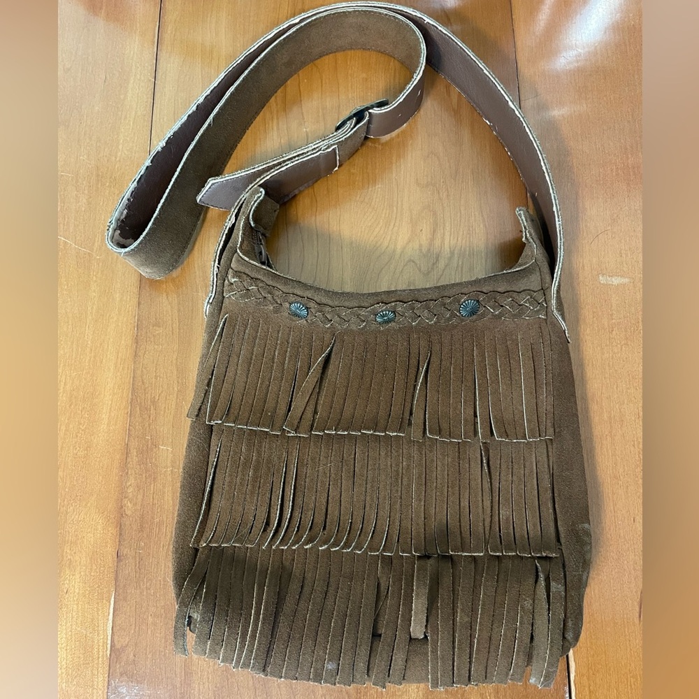 Minnetonka Leather Fringe Shoulder Bag